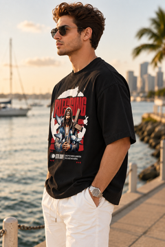 Blessing Jesus With Doves Oversized T-Shirt | Tee Prism