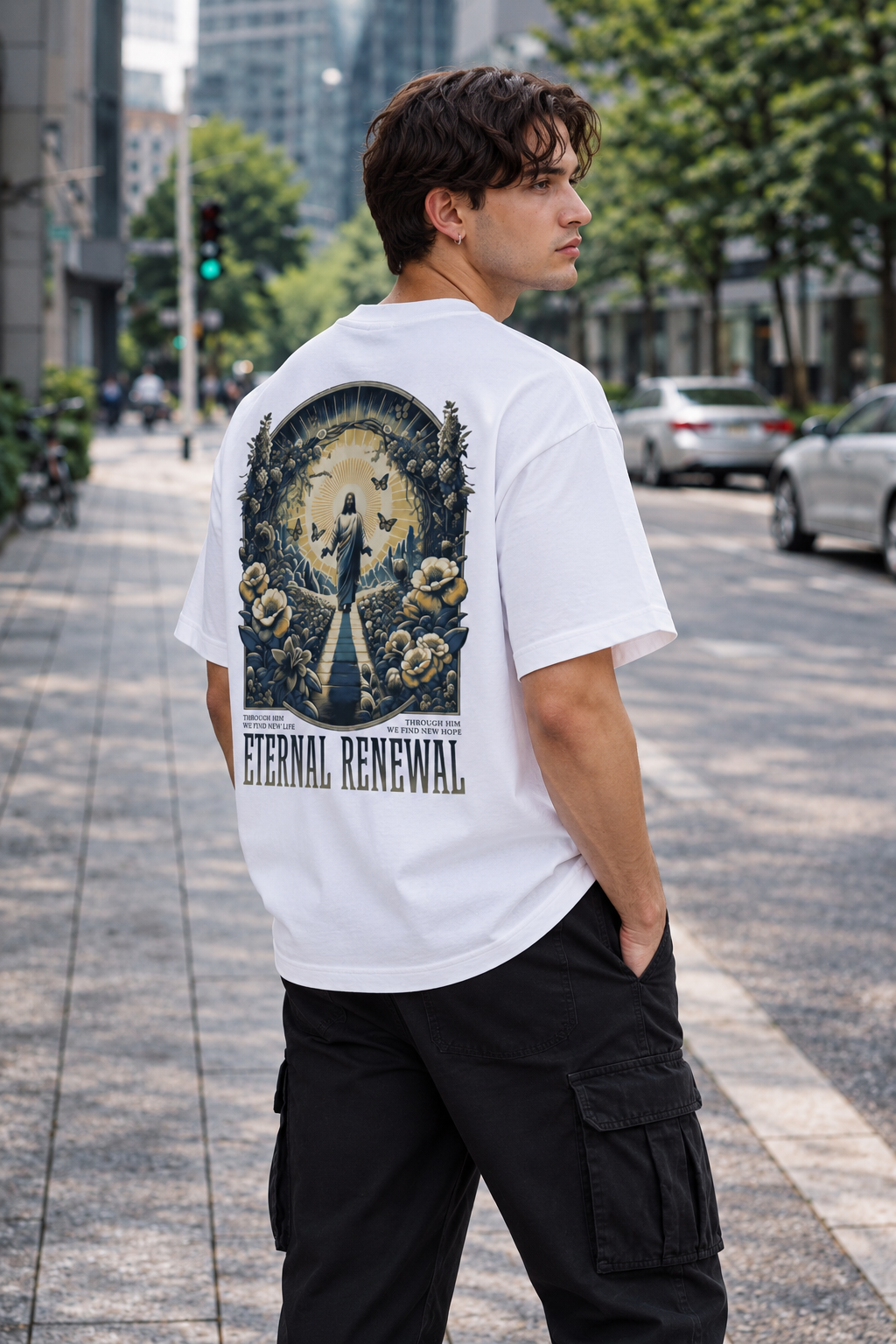 Eternal Renewal Oversized T-Shirt | Tee Prism