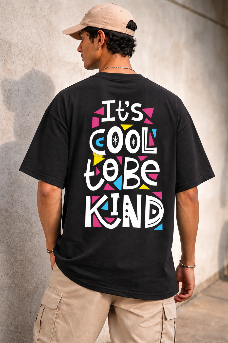 It's Cool to Be Kind Oversized T-Shirt | Tee Prism